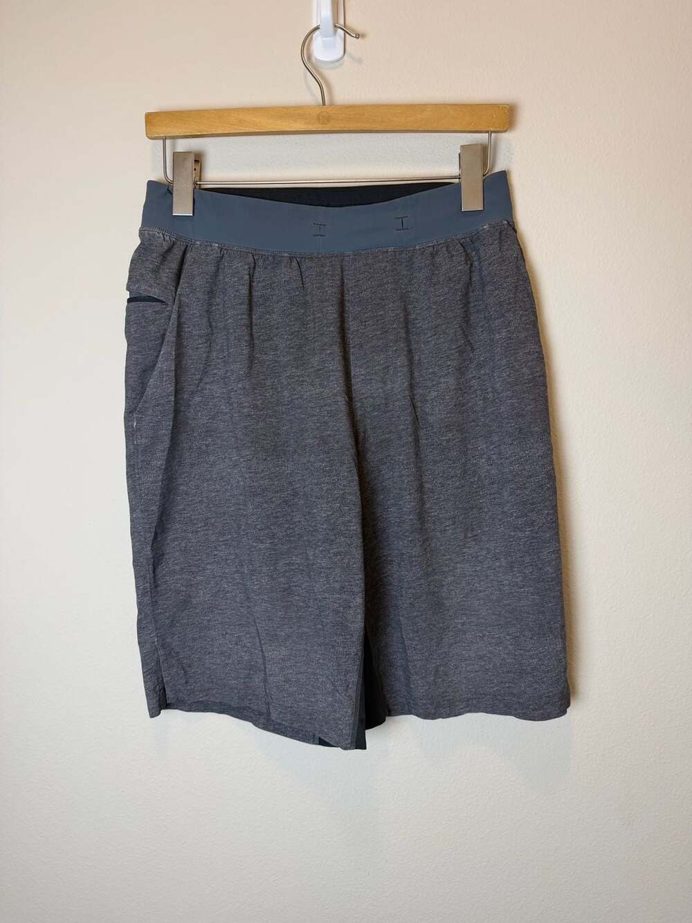 Lululemon The Short Size M Gray Athletic Training Gym Running Shorts